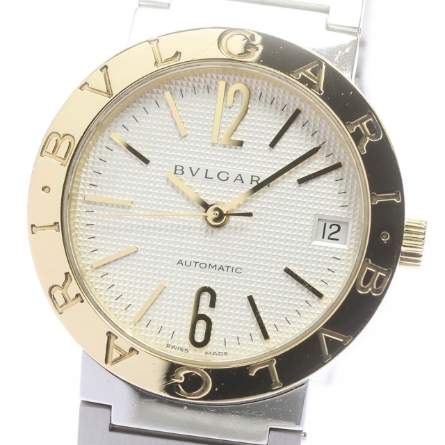 BVLGARI(ブルガリ)の★箱・保証書付き【BVLGARI】ブルガリ ブルガリブルガリ BB33SG K18YGベゼル デイト 自動巻き メンズ【ev10】 メンズの時計(腕時計(アナログ))の商品写真