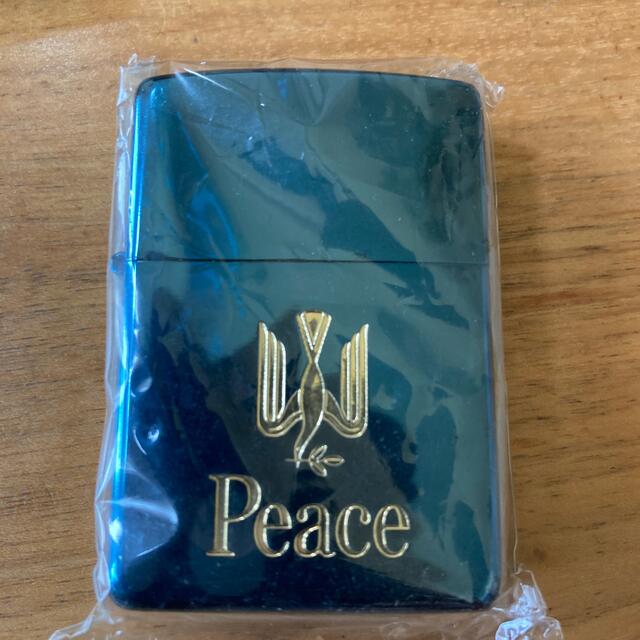 ZIPPO(ジッポー)の未使用　未開封　Zippo  PEACE  ブルーチタン　 メンズのファッション小物(タバコグッズ)の商品写真