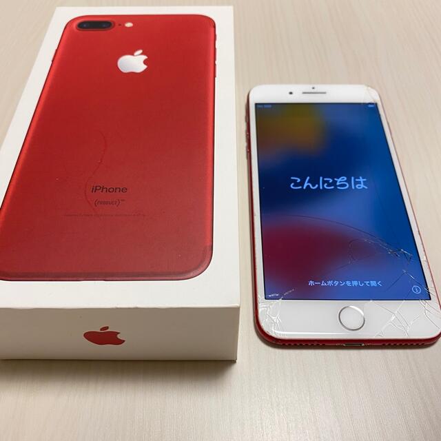 iPhone7Plus 128G RED SIMフリー 画面割れ 売れ筋ランキングも www