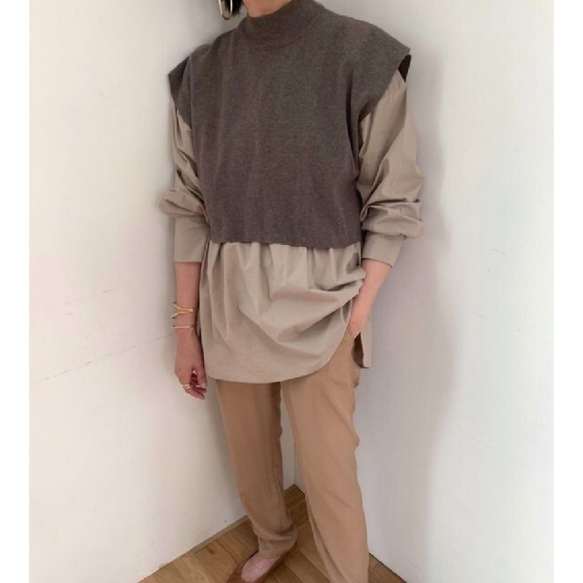 CLANE(クラネ)のclane LAYERED BLOUSE　※ブラウスのみ レディースのトップス(シャツ/ブラウス(長袖/七分))の商品写真