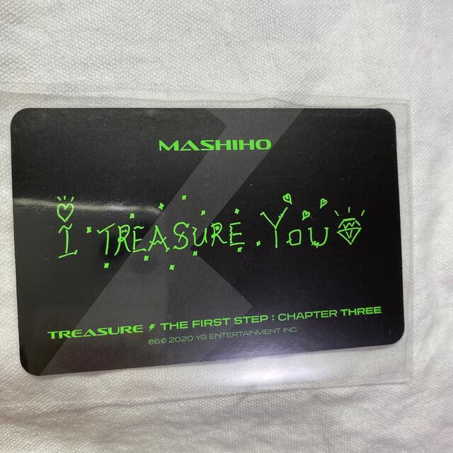 TREASURE(トレジャー)のマシホ トレカ TREASURE エンタメ/ホビーのCD(K-POP/アジア)の商品写真