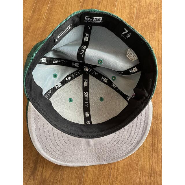 supreme×new era Dazzle Box Logo 緑 7-5/8-hybridautomotive.com