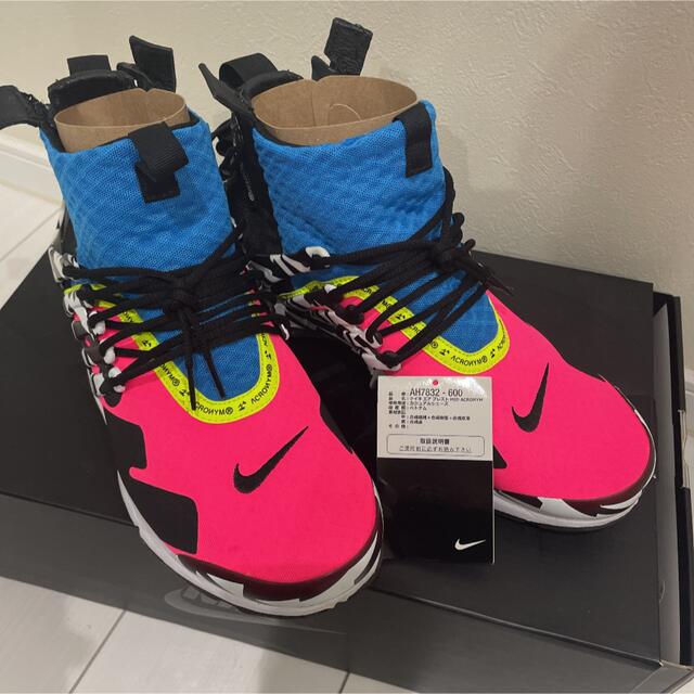 ブラウン×ピンク NIKE Nike ナイキ スニーカー Nike Air Presto Mid ランニング 【US_10(28.0cm) 】 Acronym Dynamic Yellow 通販 Nike ナイキ メンズ スニーカー サイズ US_7(25.0cm) Acronym Racer Pink