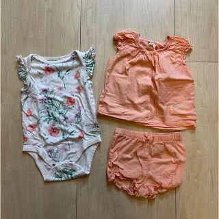 ベビーギャップ(babyGAP)のロンパース&セットアップ　女の子70(ロンパース)