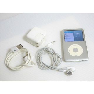 アップル(Apple)の美品 Apple Classic 第6.5世代 160GB A1238 シルバー(ポータブルプレーヤー)