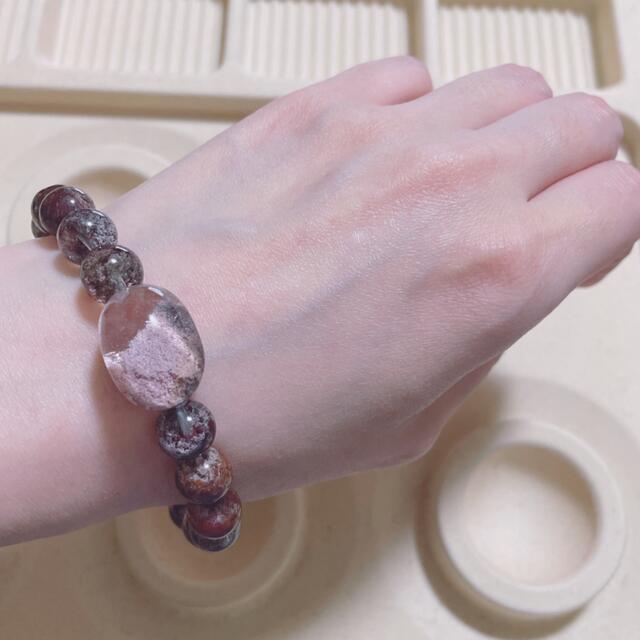ピンク パープル ガーデン タンブル 付き ブレスレット 高品質 高波動