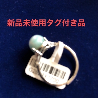 新品 タリカム様より直接購入【天然石ラリマー】シルバー925 サイズフリーリング(リング(指輪))