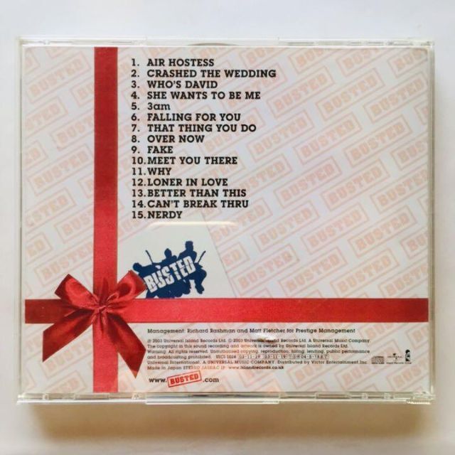 BUSTED / A PRESENT FOR EVERYONE エンタメ/ホビーのCD(ポップス/ロック(洋楽))の商品写真