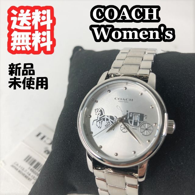 【新品未使用】COACH コーチ レディース腕時計 ブラック 人気 195ドル