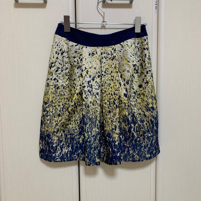 マーブルプリントスカート レディースのスカート(ひざ丈スカート)の商品写真