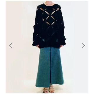 リステア(RESTIR)のIRENE アイレネMix Color Fabric Skirt(ロングスカート)