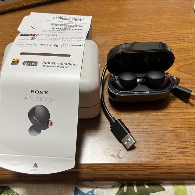 ヘッドフォン/イヤフォンSONY ワイヤレスイヤホン　WF-1000XM4 BM