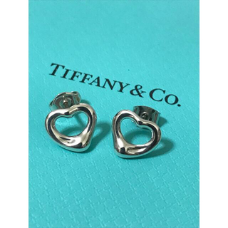 Tiffany & Co. - TIFFANY＆Co.  ピアス  オープンハート  シルバー  AG925