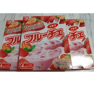 ハウスショクヒン(ハウス食品)の【お買得！】 フルーチェいちご 3個set(菓子/デザート)