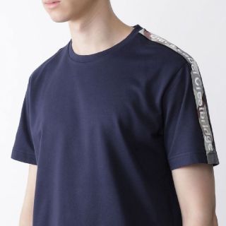 ブラックレーベルクレストブリッジ(BLACK LABEL CRESTBRIDGE)の【新品】ブラックレーベルクレストブリッジ 　Tシャツ　バーバリー　CBラインL紺(Tシャツ/カットソー(半袖/袖なし))