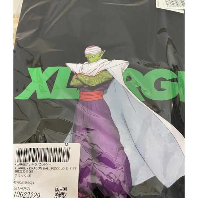 XLARGE(エクストララージ)の新品 未開封 XL XLARGE ドラゴンボールコラボ Tシャツ ピッコロ 黒 メンズのトップス(Tシャツ/カットソー(半袖/袖なし))の商品写真