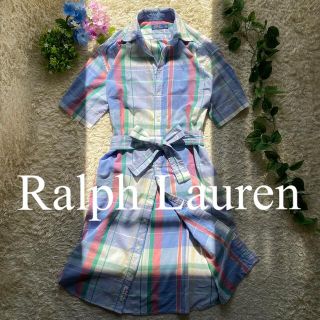 ポロラルフローレン(POLO RALPH LAUREN)のラルフローレン　Ralph Lauren 4 XL位　シャツワンピース(ひざ丈ワンピース)