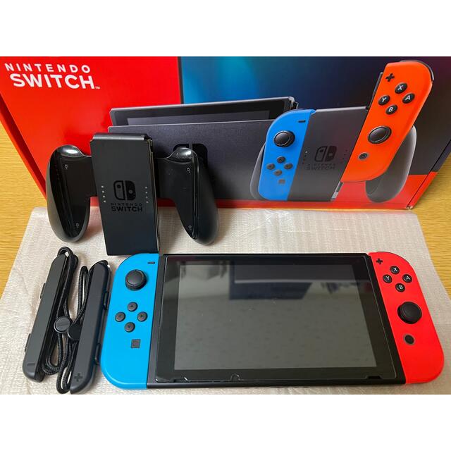 akiho様専用、箱付き】Nintendo Switch 本体+Joy-Conの通販 by スカイ