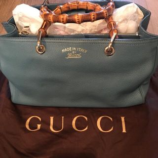 グッチ(Gucci)の美品　グッチ　バンブーショッパー  ハンドバッグ(ハンドバッグ)