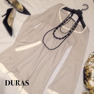 デュラス(DURAS)のDURAS デュラス 美ライン ワンピ(ひざ丈ワンピース)