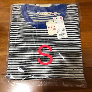 ユニクロ(UNIQLO)のユニクロ マルニ ボーダークルーネックTシャツ S(Tシャツ/カットソー(半袖/袖なし))