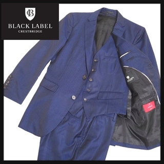BLACK LABEL CRESTBRIDGE - 【極美品】ブラックレーベル クレストブリッジ 3ピース セットアップ スーツ