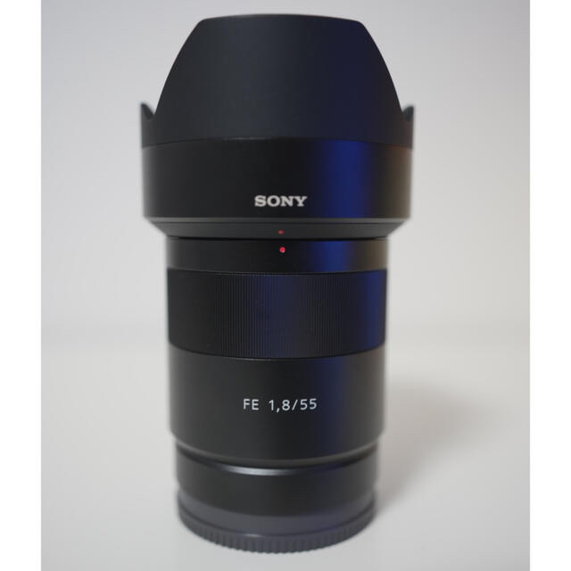 SONY(ソニー)の【美品】SONY 55mm F1.8（SEL55F18Z）Zeiss スマホ/家電/カメラのカメラ(レンズ(単焦点))の商品写真