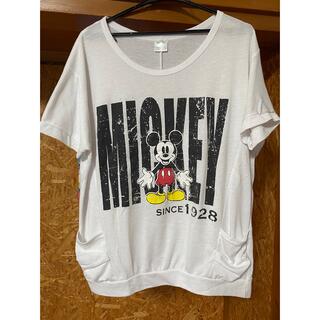 ディズニー(Disney)のプリントTシャツ ミッキーマウス(Tシャツ/カットソー(半袖/袖なし))