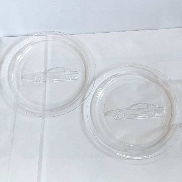 日産(ニッサン)のスカイライン　皿　ガラス　２枚セット エンタメ/ホビーのコレクション(その他)の商品写真