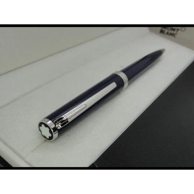 MONTBLANC(モンブラン)の未使用に近い保管品！ダークブループラチナ装飾最新型Pix114810★モンブラン インテリア/住まい/日用品の文房具(ペン/マーカー)の商品写真