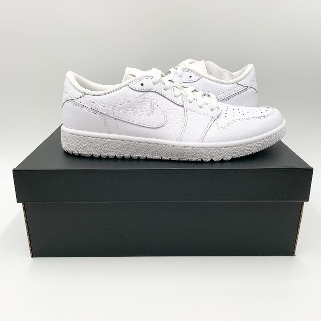 即納】27.5cmナイキ AIR JORDAN 1 トリプルホワイトゴルフ シューズ 即納】27.5cmナイキ AIR JORDAN 1 トリプルホワイトゴルフ シューズ