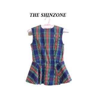 シンゾーン(Shinzone)のhappy0617様専用 THE SHINZONE  ぺプラムチェック ブラウス(シャツ/ブラウス(半袖/袖なし))