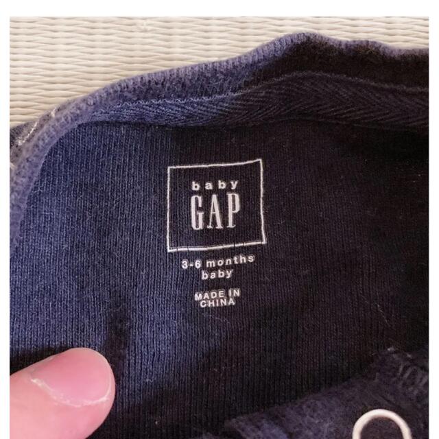 babyGAP(ベビーギャップ)のベビーギャップ カバーオール ロンパース 70 GAP ギャップ ベビー服 長袖 キッズ/ベビー/マタニティのベビー服(~85cm)(カバーオール)の商品写真