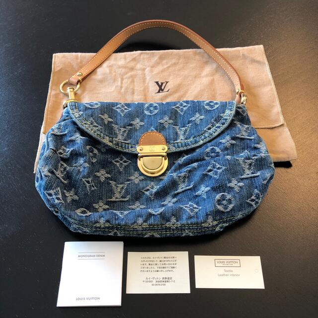 LOUIS VUITTON - 美品 ルイヴィトン モノグラム・デニム ショルダーバッグ ワンショルダー