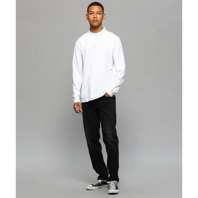 Calvin Klein(カルバンクライン)のCalvin Klein Jeans  ロゴ ジャカード モックネック Tシャツ メンズのトップス(Tシャツ/カットソー(七分/長袖))の商品写真