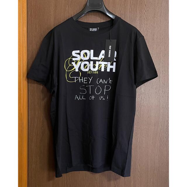 黒XL新品 RAF SIMONS Solar Youth Tシャツ ラフシモンズ