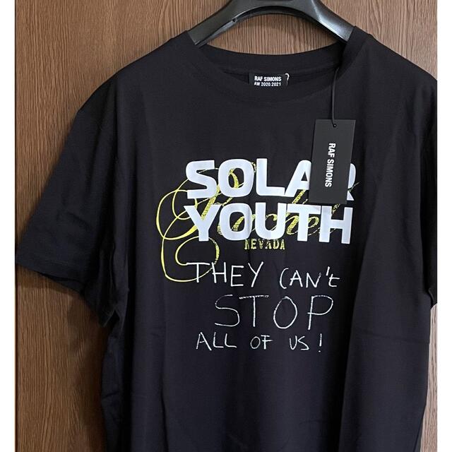 黒XL新品 RAF SIMONS Solar Youth Tシャツ ラフシモンズ-