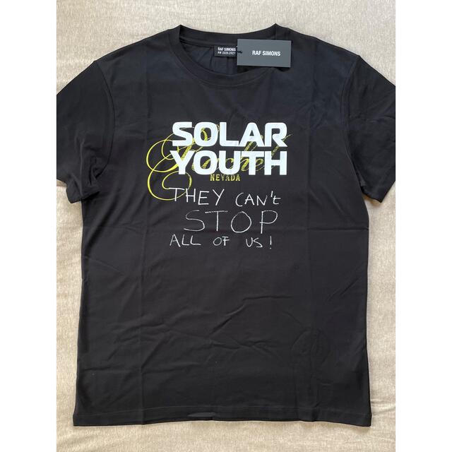 RAF SIMONS(ラフシモンズ)の黒XL新品 RAF SIMONS Solar Youth Tシャツ ラフシモンズ メンズのトップス(Tシャツ/カットソー(半袖/袖なし))の商品写真