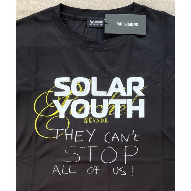 黒XL新品 RAF SIMONS Solar Youth Tシャツ ラフシモンズ-