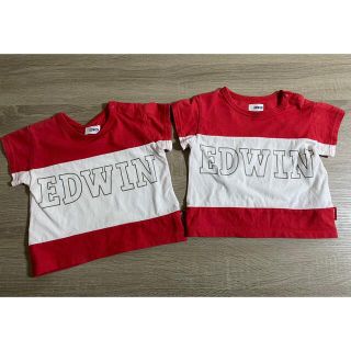 エドウィン(EDWIN)の値下げ！【EDWIN】半袖Tシャツ 双子 2枚セット(Ｔシャツ)