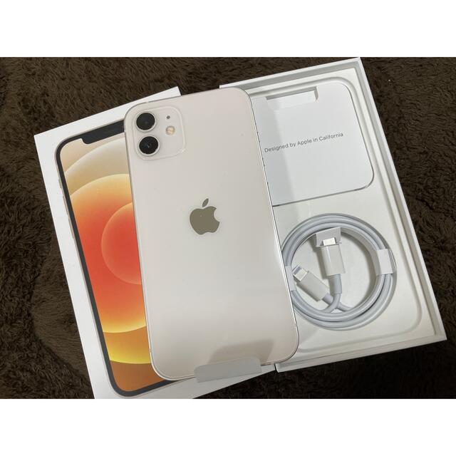 最も iPhone - iPhone 12 64G ホワイト 専用 スマートフォン本体