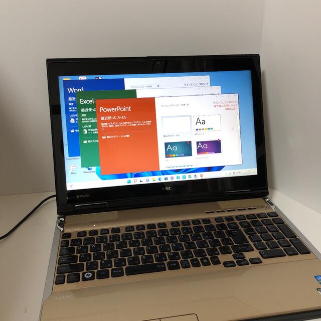 NEC(エヌイーシー)のNECノートパソコンcore i7 Windows11オフィス付き スマホ/家電/カメラのPC/タブレット(ノートPC)の商品写真