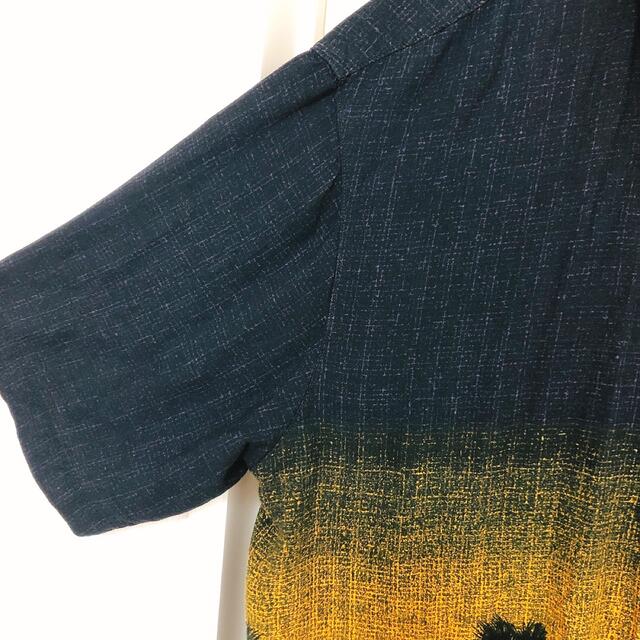 アロハシャツ　ブラック　ビール メンズのトップス(シャツ)の商品写真