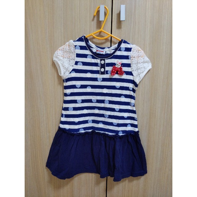 mikihouse(ミキハウス)のミキハウス　ワンピース　100 キッズ/ベビー/マタニティのキッズ服女の子用(90cm~)(ワンピース)の商品写真