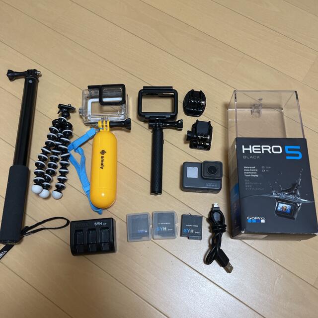 GoPro(ゴープロ)のGoPro HERO5 Black CHDHX-501-JP スマホ/家電/カメラのカメラ(コンパクトデジタルカメラ)の商品写真
