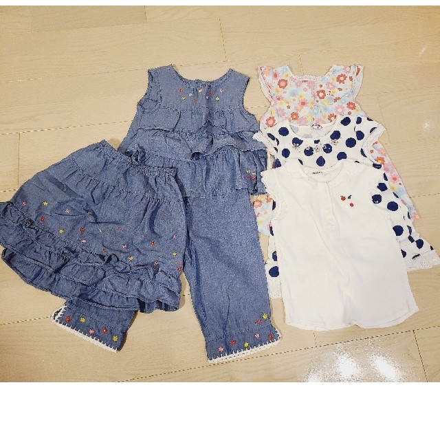 mikihouse(ミキハウス)のミキハウス　FAMILIA　夏物　まとめ売り キッズ/ベビー/マタニティのキッズ服女の子用(90cm~)(Tシャツ/カットソー)の商品写真