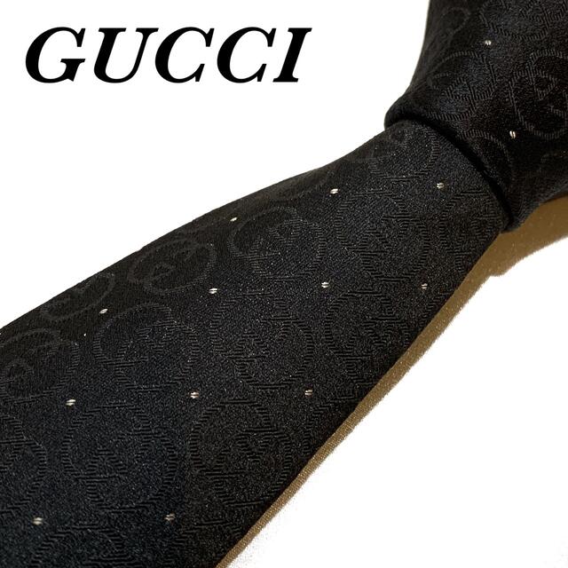 Gucci(グッチ)の【美品】グッチ ネクタイ GG柄 ハイブランド 高級 メンズのファッション小物(ネクタイ)の商品写真