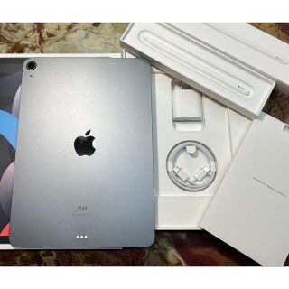 アイパッド(iPad)の［美品］iPad Air4 (第4世代)256GB & Apple Pencil(タブレット)