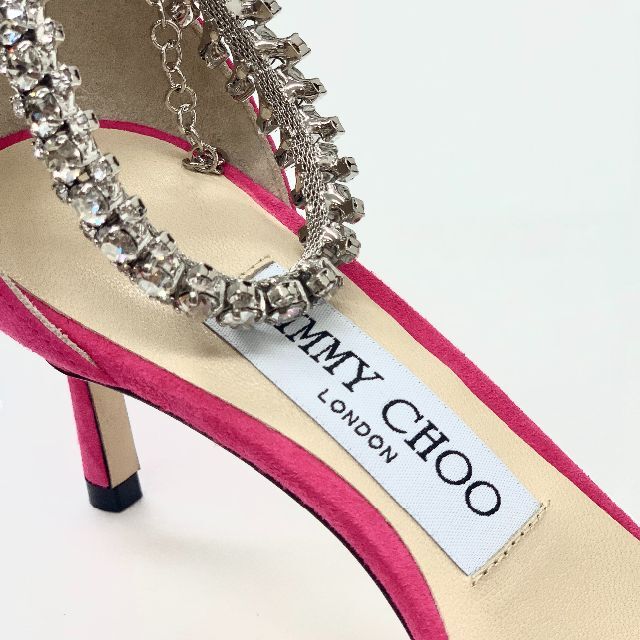 JIMMY CHOO - 4252 未使用 ジミーチュウ スエード ビジュー アンクル