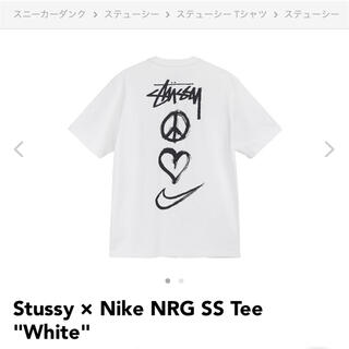 ステューシー(STUSSY)のnike stussy peace love swoosh tシャツ　Mサイズ(Tシャツ/カットソー(半袖/袖なし))